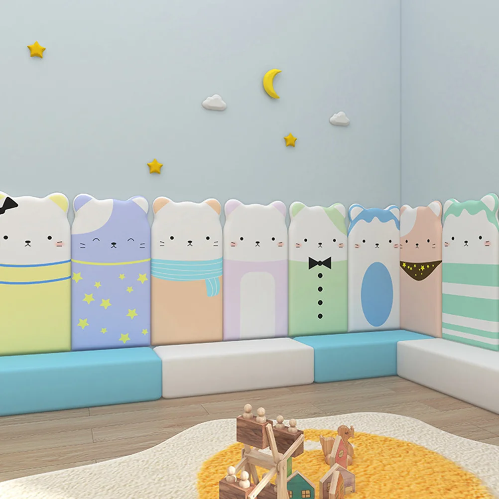 

1 Set Star Moon Wall Sticker Kids Room Anti-Collision Padding Self-Adhesive Decal Home Decor Wall Panels For Bedroom Nursery