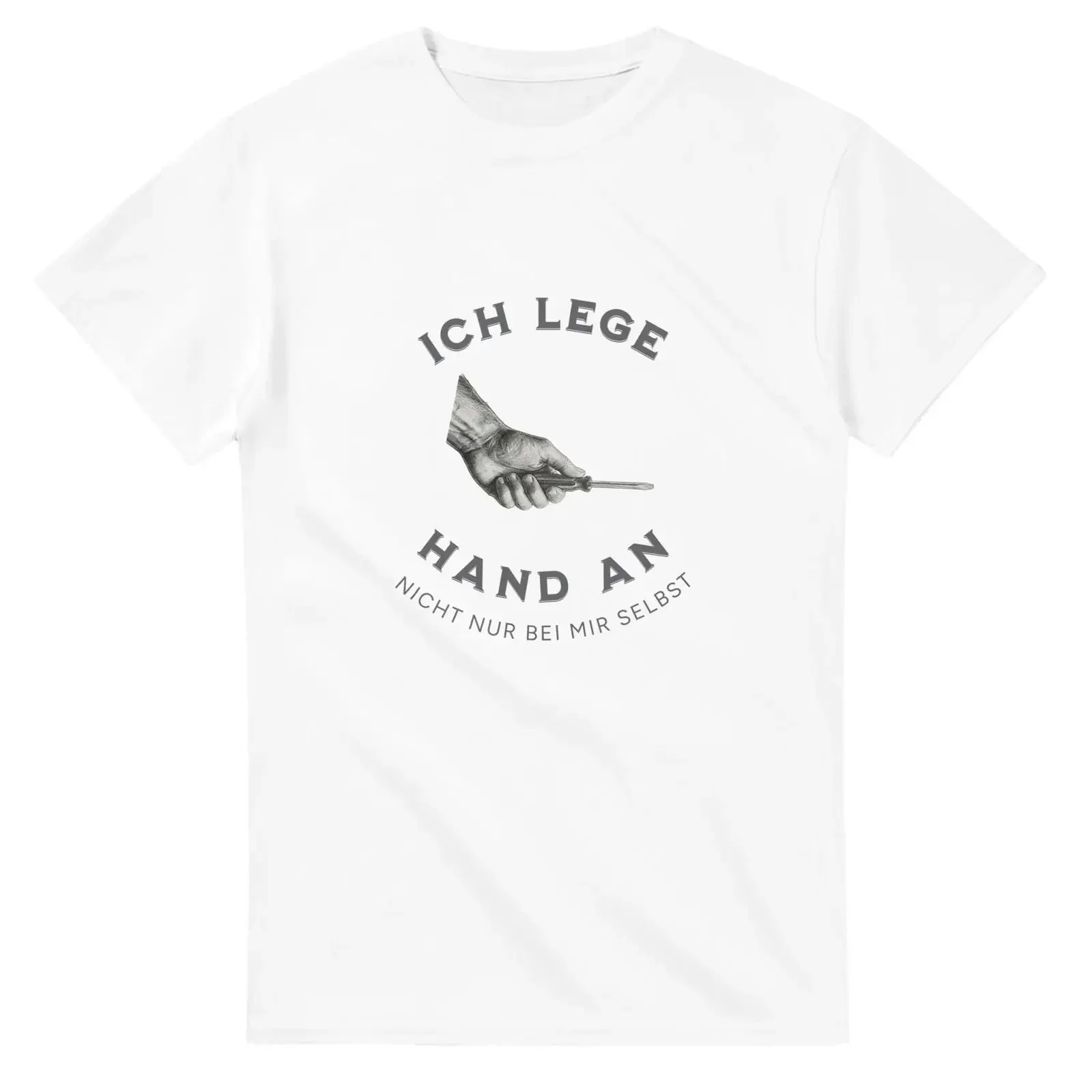 Ambiguous can also be unambiguous Tradesman amp 39 s T shirt I ll lend a hand Funny vintage Washed homme fashion Stylish
