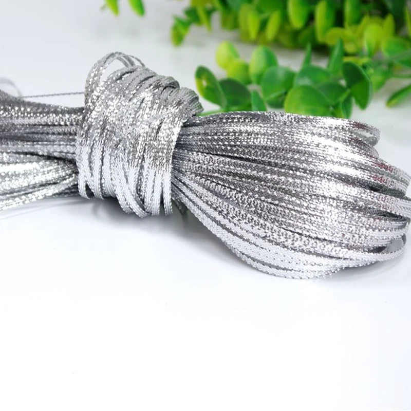 100 ياردة، 1 مم، Cuerda trenzada، Accesorios DIY para cordón de etiqueta، caja de regalo de cuerda para ambver regalos de Navidad #2