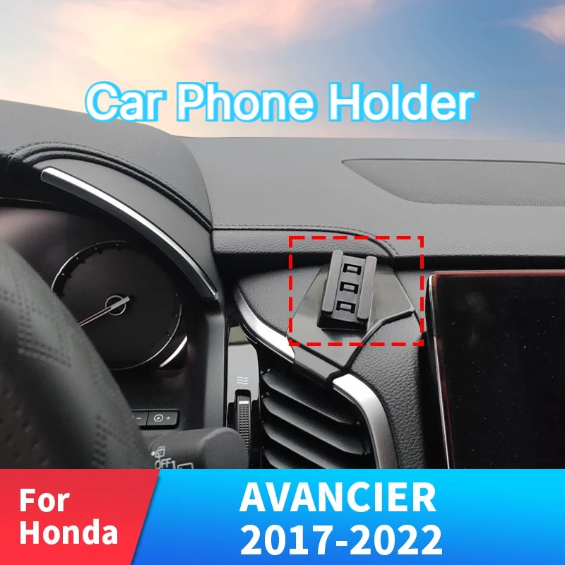 Suporte para telemóvel para carro, para Honda AVANCIER 2017-2022, 2018, 2019. Base de suporte fixa e resistente, com carregamento sem fios de 15W. Ace