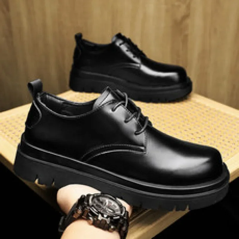 Party Boys Men's Shoes Classic Casual Labor Protection Work Board Shoes Casual Leather Shoes