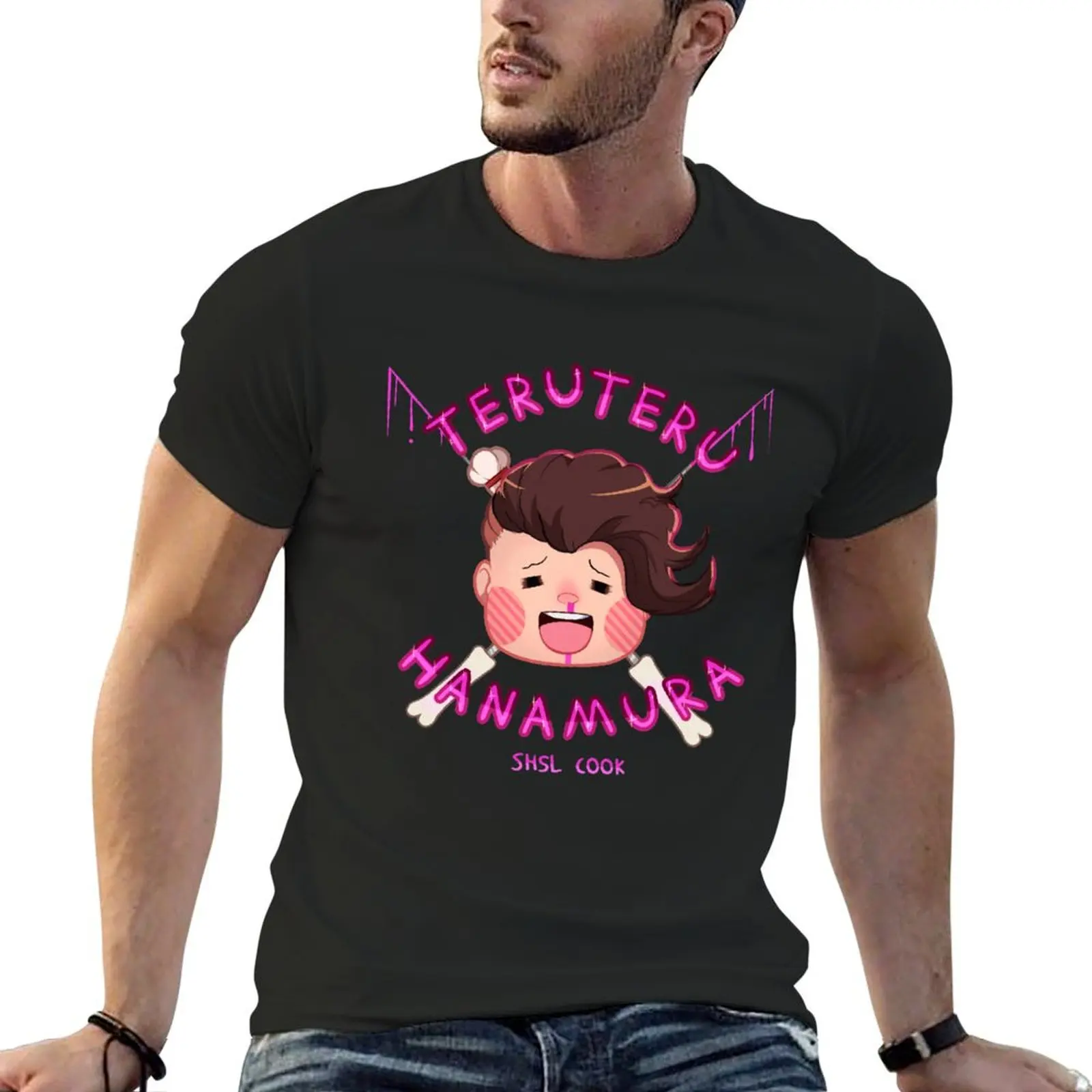 

Teruteru Hanamura T-Shirt anime sublime anime clothes hippie clothes fruit of the loom mens t shirts