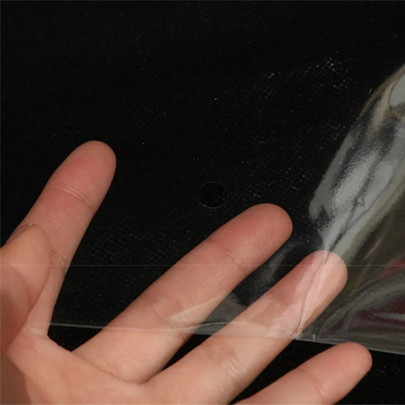 100pcs Width 22cm Transparent Cellophane Bags Clothes A4 Paper Packaging Accessories T-Shirt Self Adhesive Plastic Pouch