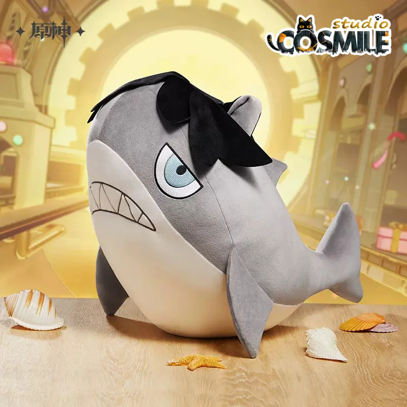 Genshin Impact Official Teyvat Zoo Shark Wriothesley リオセスリ 라이오슬리 Cosplay Prop Stuffed Plushie Plush Doll Toy