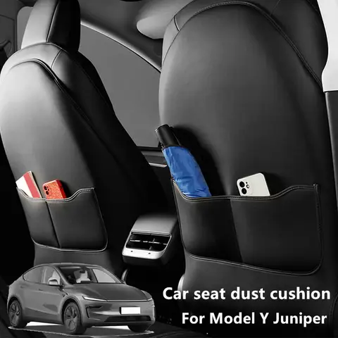 Suitable for Tesla Model Y Juniper Seat Kick Pad, Rear Seat Back Guard, All Inclusive Accessories
