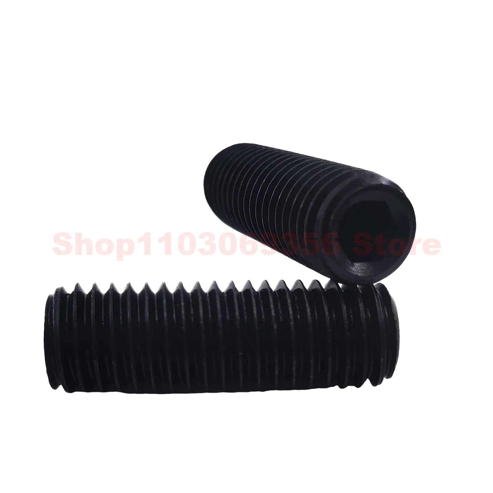 Hexagon Socket Set Screws Flat Point High-Strength 12.9 Grade M1.6 M2 M2.5 M3 M4 M5 M6 M8-M12 Allen Grub Headless Screw DIN913