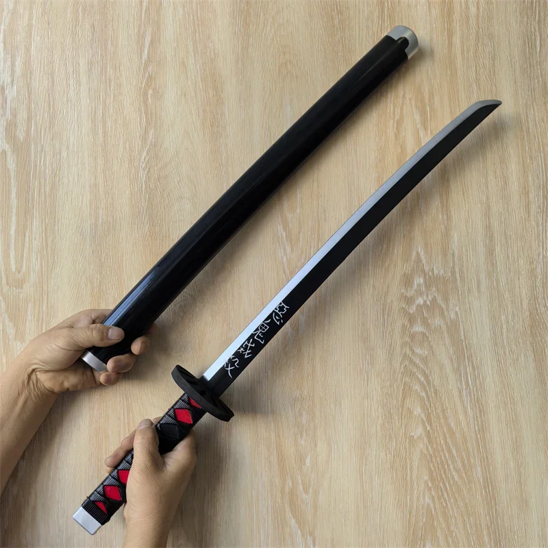 Assembled Demon Slayer Katana Sword Original Anime Cosplay Props Orange  Tomioka Giyuu Kamado Tanjirou  Swords 72cm