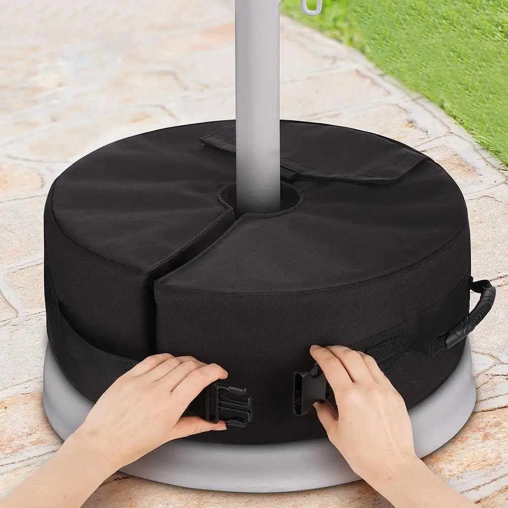 

Outdoor sun umbrella base fixed sandbag portable tent sandbag round three-dimensional sandbag