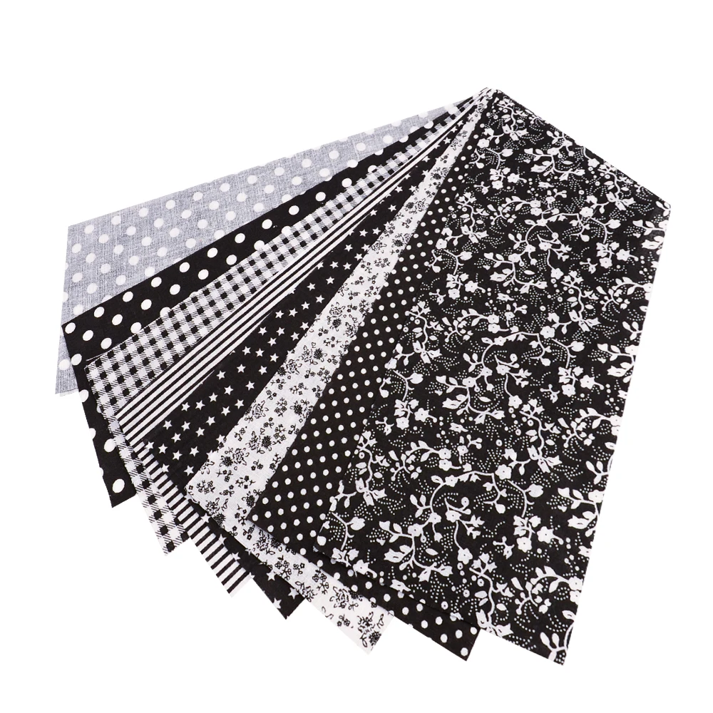 Teramila Neuheiten Bunte Design 6-8 PCS /Lot 9CM x 50CM Nähen Material Baumwolle Gelee rollen Streifen Plain Stoff Patchwork – Detail 19