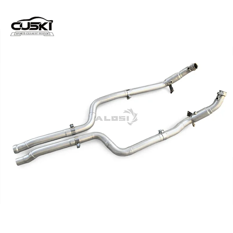 

Подходит для Mercedes Benz CLS400 W218 3.5 2012-2018 модификация выхлопной трубы автомобиля из нержавеющей стали, задняя выхлопная труба с изображением кошки