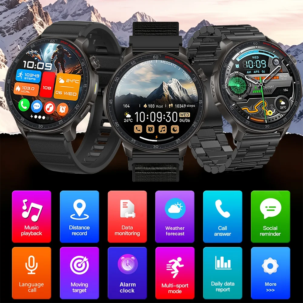Новые умные часы 2026 года для – обзор и цена Smartwatch Military Watches For Men