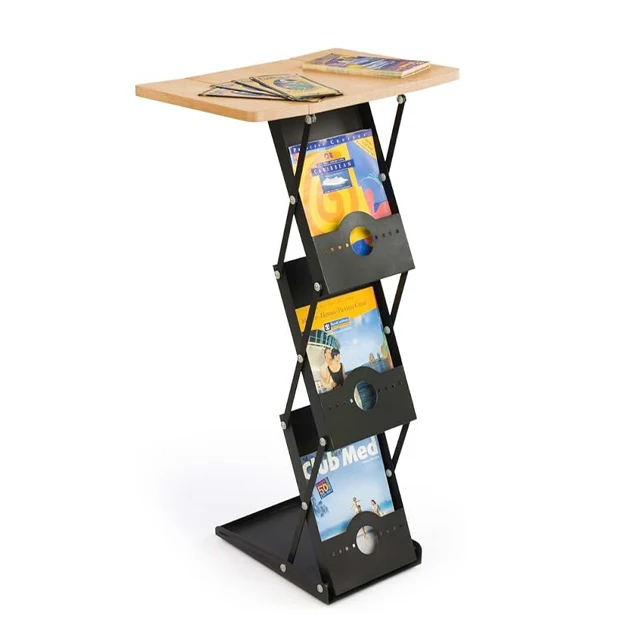 Advertising Promotional Materials Magazine Rack Table Iron Data Rack