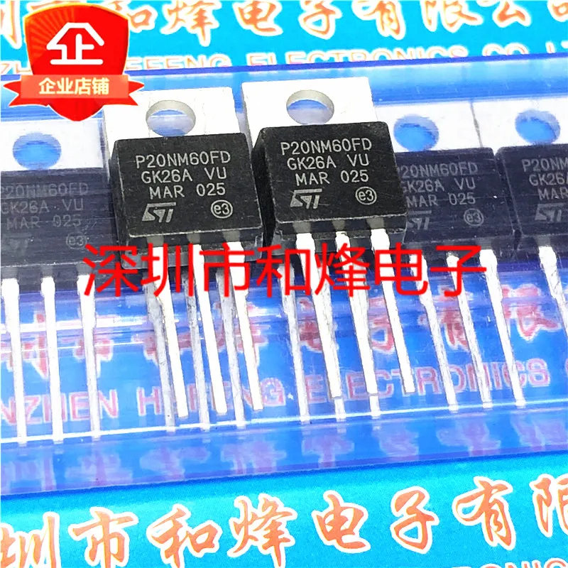 5PCS-10PCS P20NM60FD STP20NM60FD  TO-220 N 20A 600V   ORIGINAL ON STOCK