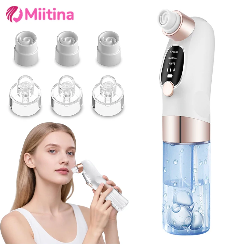 

Face Beauty Pore Vacuum Facial Cleaner, Blackhead Remover, USB Charging Newest Water Circulation Facial Cleaning Tools
