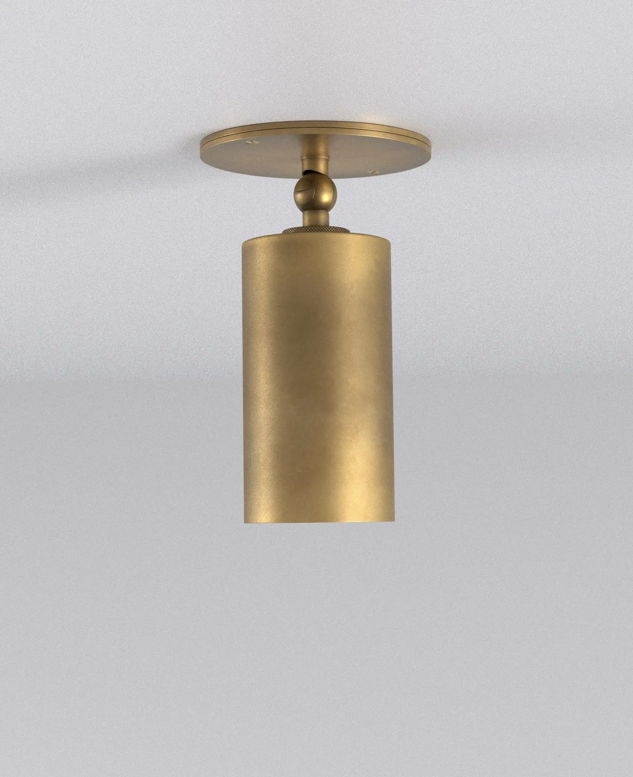 Moderne minimalistische zwarte plafondlampen 360° °   Draaibare opbouw wandrail plafondverlichting gouden cilinder naar beneden spotlight