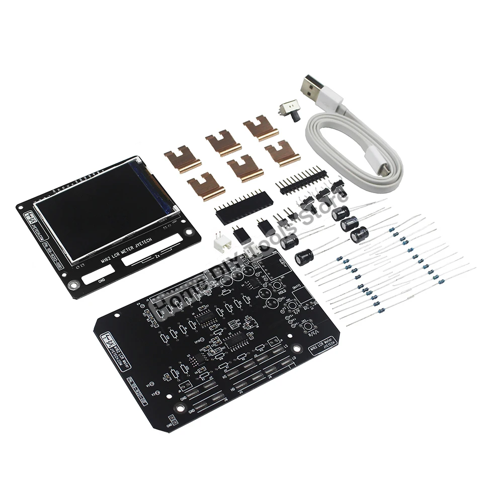 Imagem -05 - Conjunto M162 Lcr Medidor Faça Você Mesmo Kit Portátil Capacitância Tester Multifunções Indutor Capacitor Resistência Detector 1