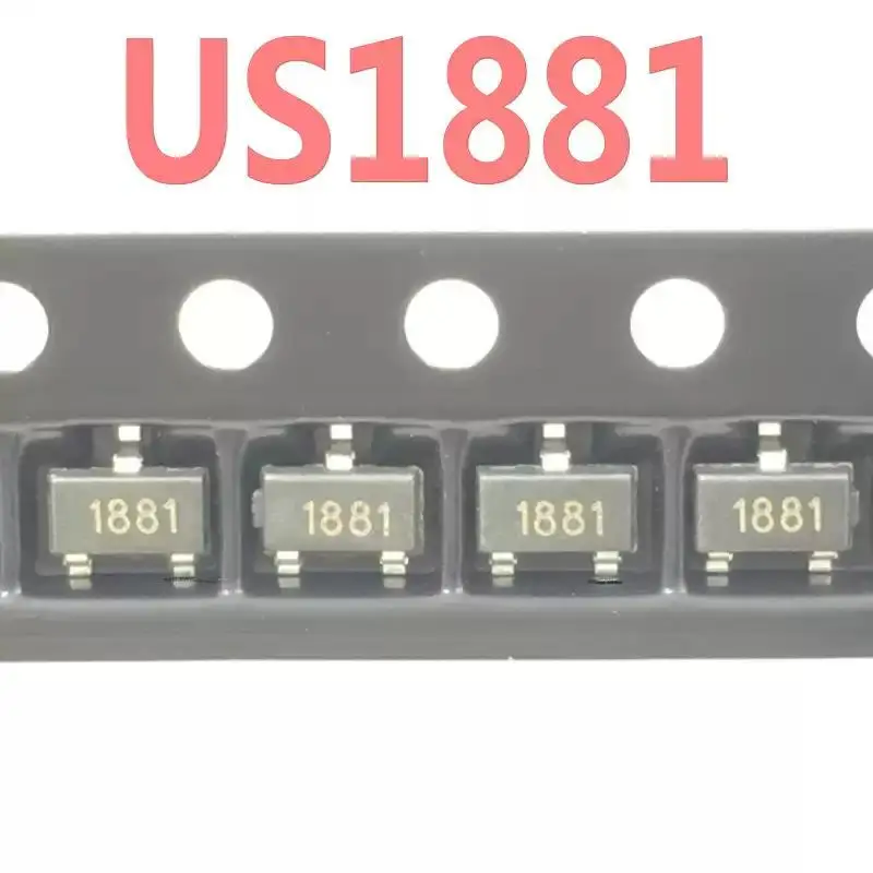 10PCS U18 Bipolar Latching Hall Effect Sensor, US1881LSE, US1881KSE, SMD Type, US1881 Sensor