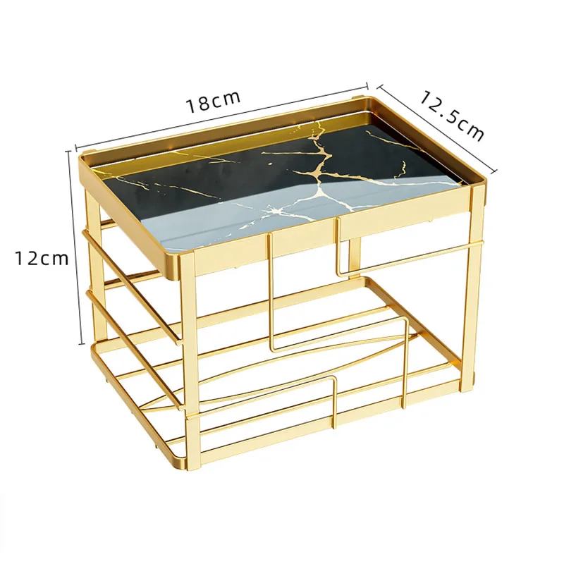 Glass Bathroom Paper Roll Holder Black/White Toilet Tissue Box Paper Towel Rack Wall Mounted Mobile Phone Rack Bath shelf