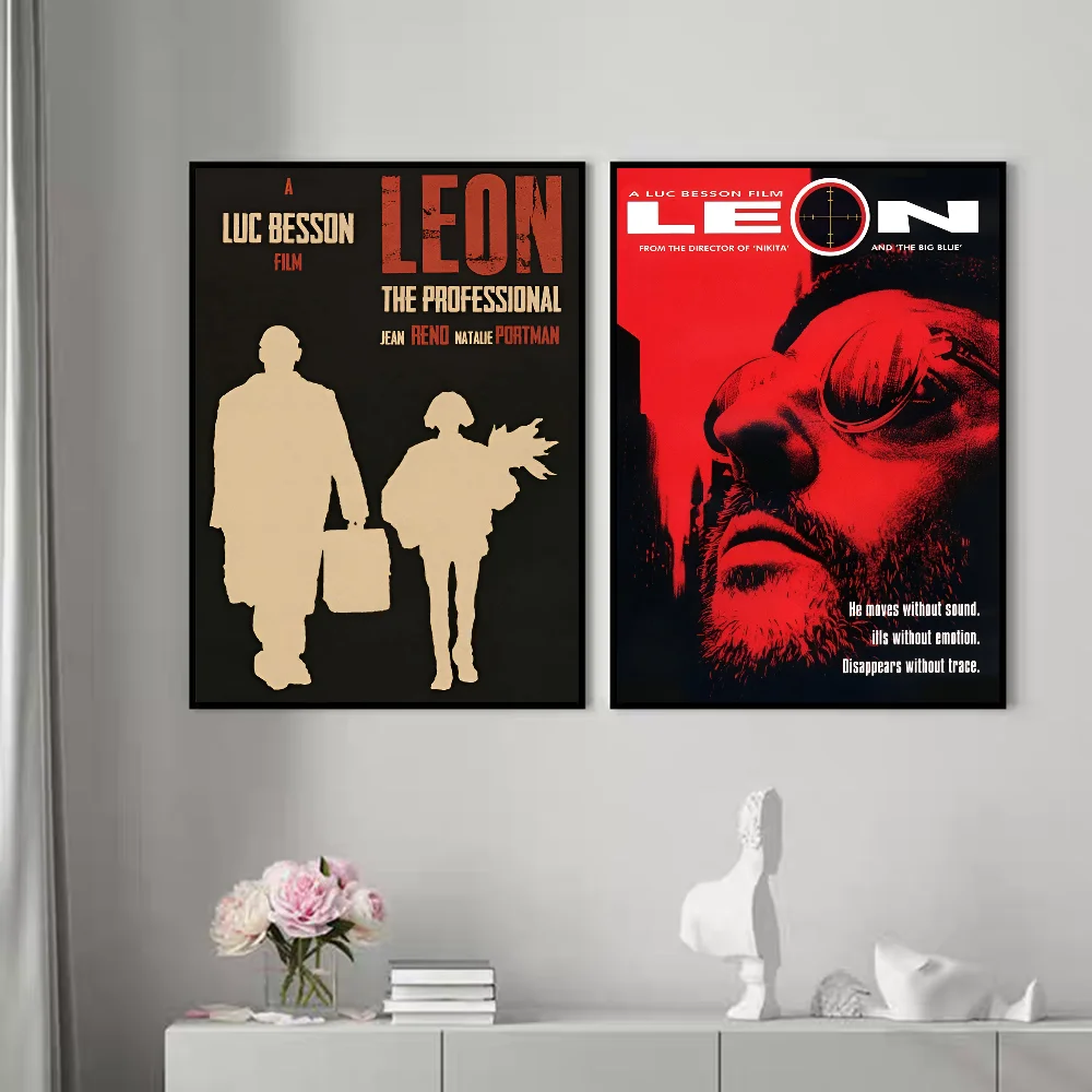 Leon The Professional DIY Sticky Poster Whitepaper Prints Posters Artwork Vintage Decorative Painting