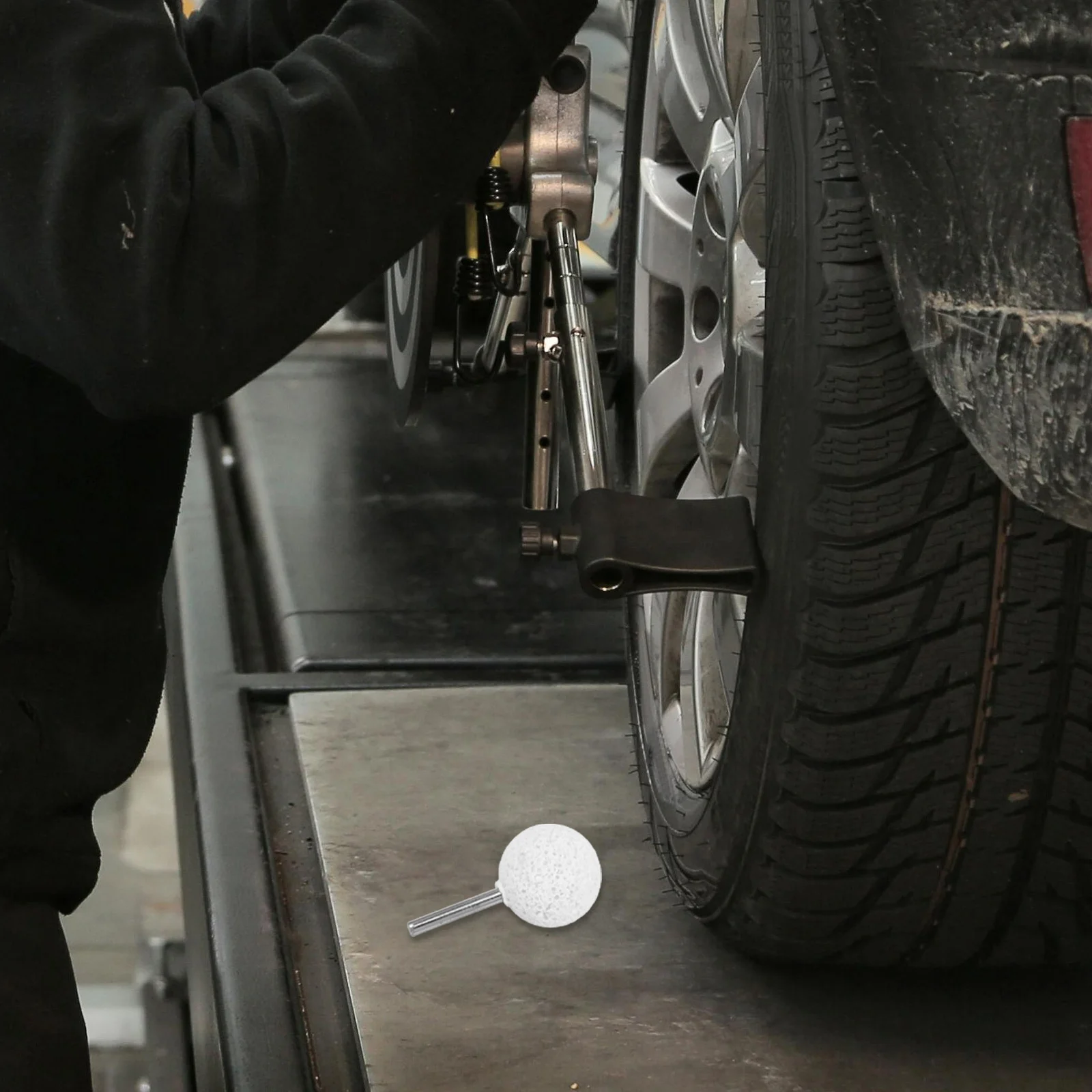 الكرة على شكل جلخ طحن عجلة لإصلاح ثقب الإطارات المحمولة تلميع بت اكسيد الالمونيوم طقم الطحن أداة دوارة