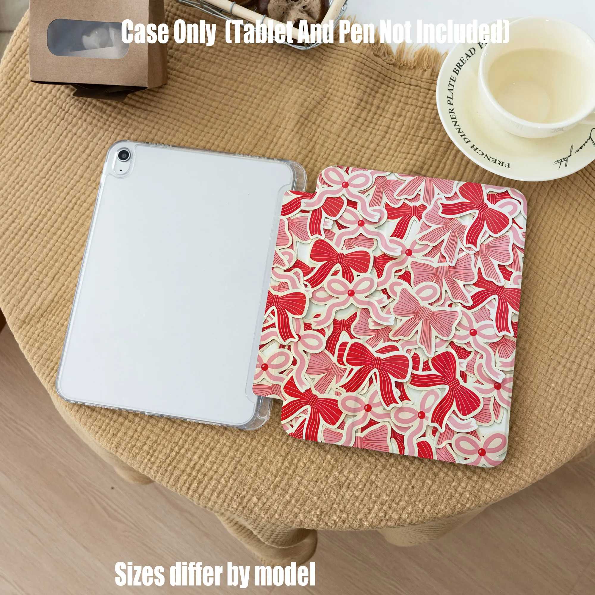 Slim Fit Premium TPU Tablet Cover, Shockproof Durable Lightweight Protective Case for iPad Samsung Huawei Honor Redmi Xiaomi