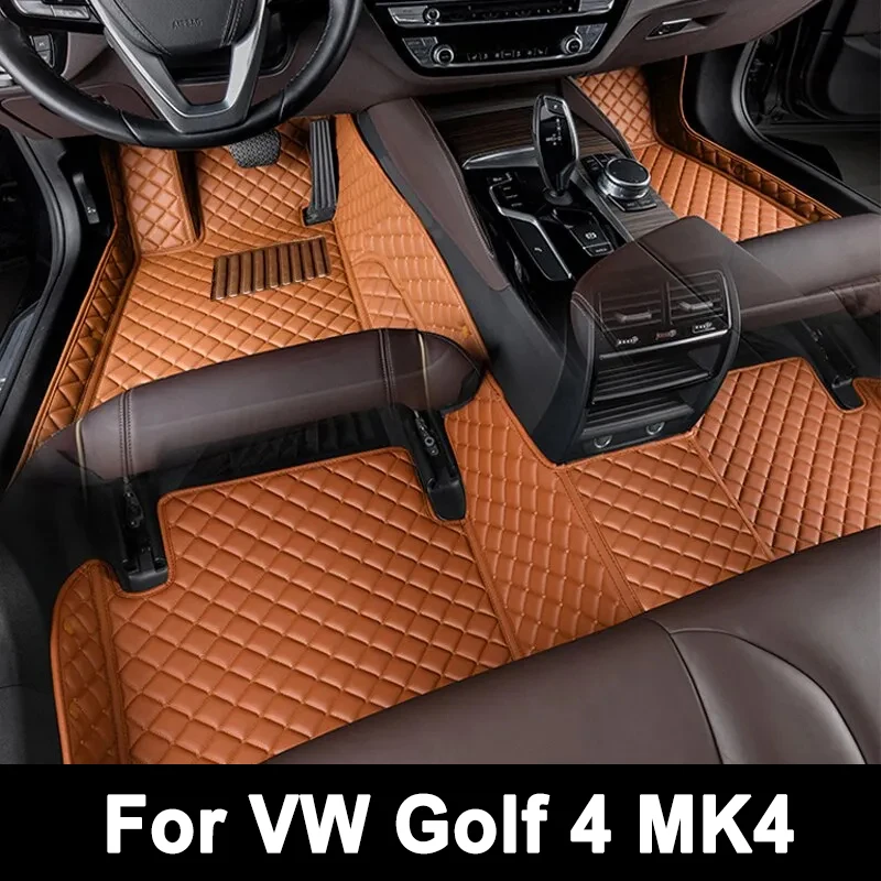 

Автомобильные коврики для VW Golf 4 MK4 1998 ~ 2003 дропшиппинг центр авто аксессуары для интерьера кожаные ковры коврики подушечки для ног