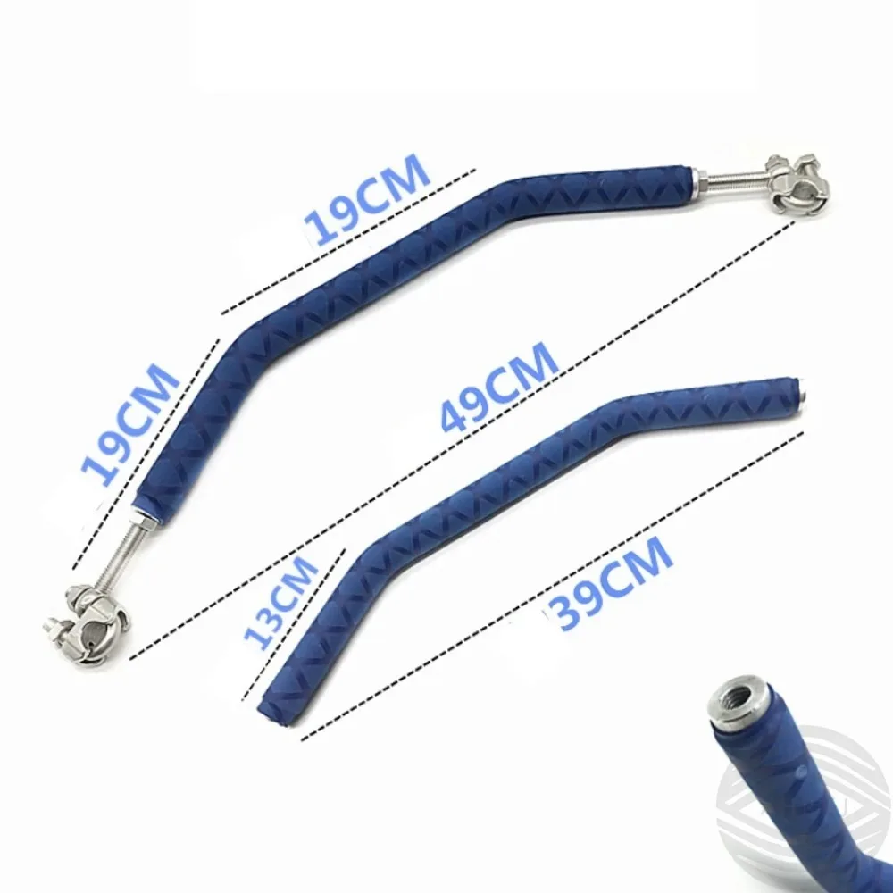 5C-Motorcycle Handlebar Cross Bar Reinforced Thick Handlebar Pull Rod Front Balance Bar Reinforced Motorcycle Modifiable Parts