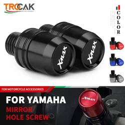 Motorcycle CNC Accessorie M10*1.25 Mirror Hole Plug Screw X-max For YAMAHA XMAX 300 250 400 Xmax300 Xmax250 XMAX400