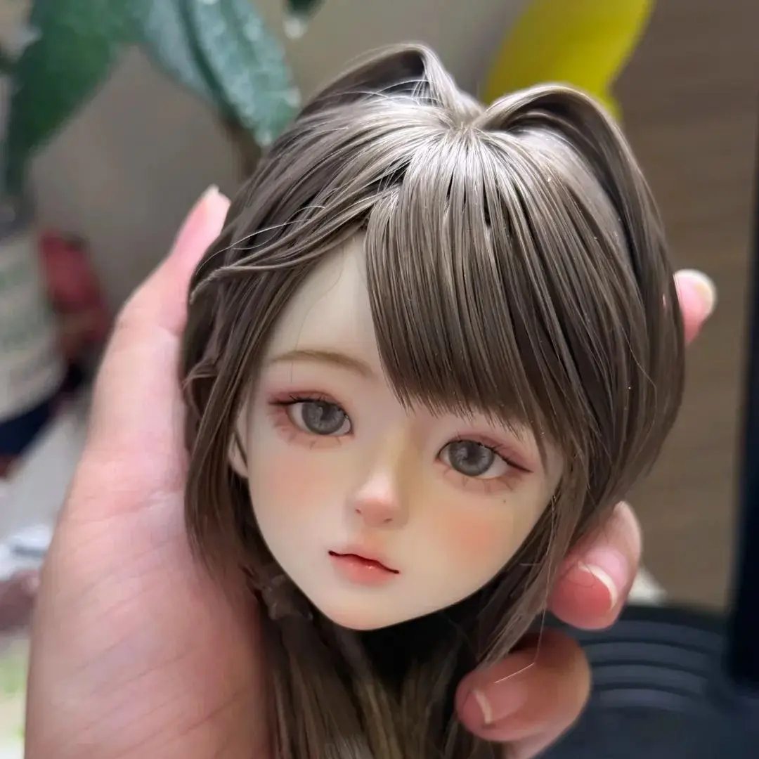 

1/4 масштабная голова куклы BJD, одиночная высококачественная коллекционная милая голова куклы Bailu для девочек и мальчиков для энтузиастов и коллекционеров