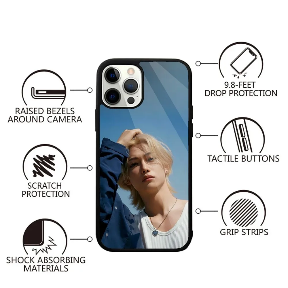 F-Felix Stray Kids Phone Case For iPhone 15,14,13,12,11,Plus,Pro,Max Mini Magsafe Magnetic Wireless Charging