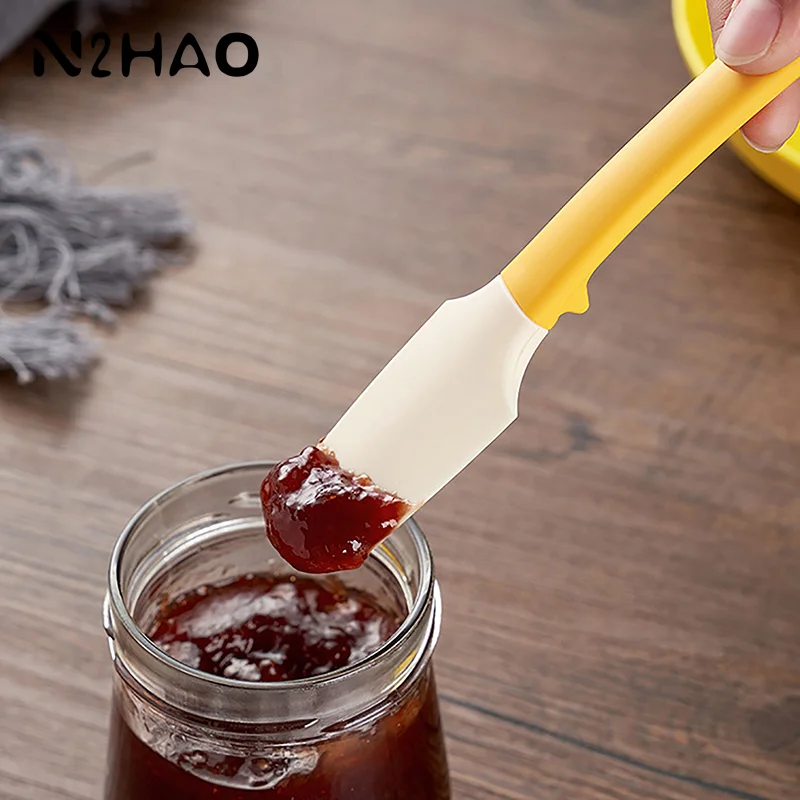 Mini Silicone Kitchen Spatula for Jars & Baking, Heat Resistant - zdjęcie 1