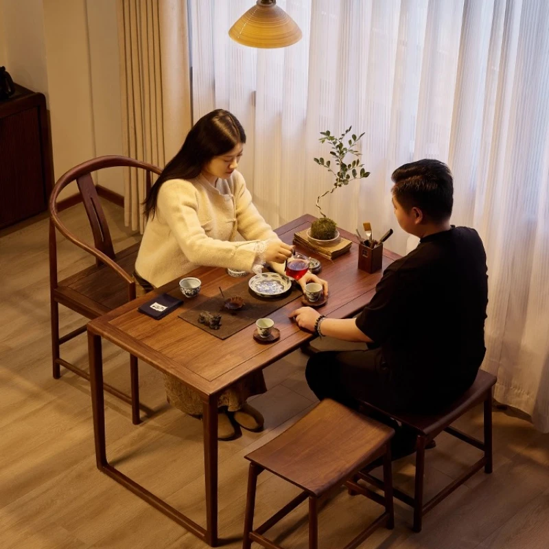 

Tea table and chair combination household balcony Tea table living room