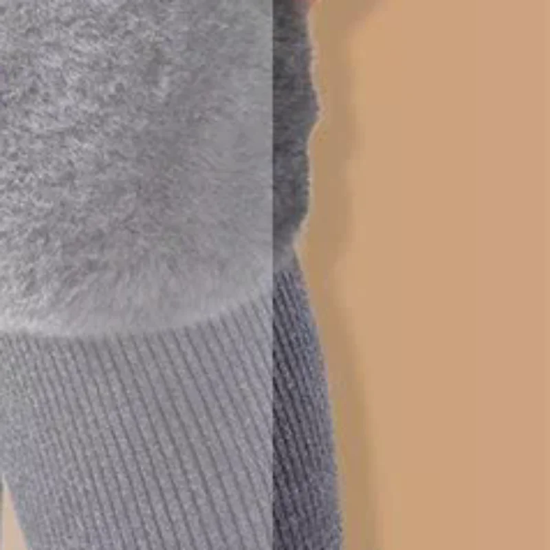 1 زوج الأرنب الفراء الكشمير منصات الركبة الشتاء كبار السن الباردة الساق التهاب المفاصل نيباد الحرارية الدفء سميكة الركبة حامي