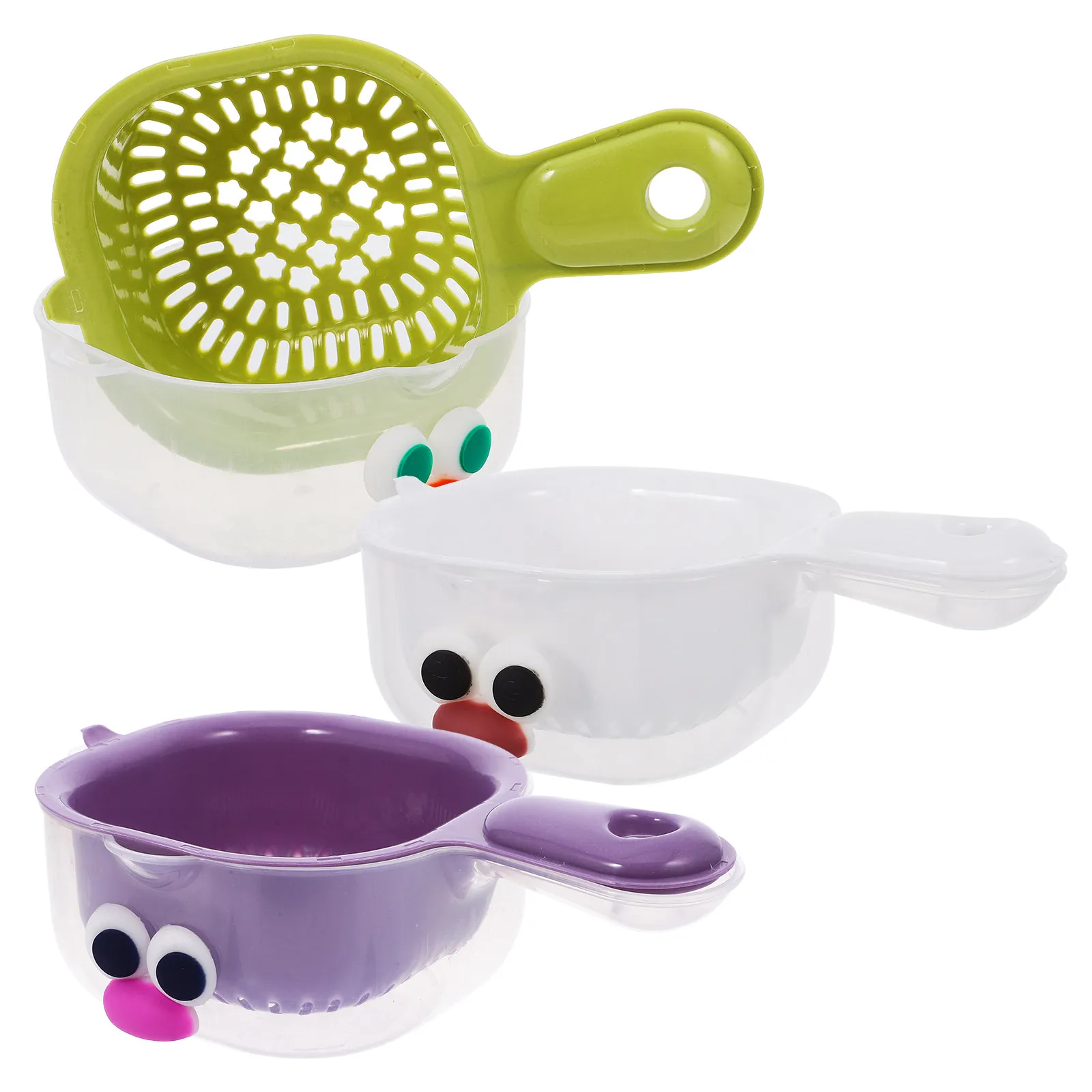 

Набор из 3 многофункциональных корзин-дуршлагов для мытья и слива фруктов и овощей, кухонный дренажный контейнер для хранения, эффективное сливание