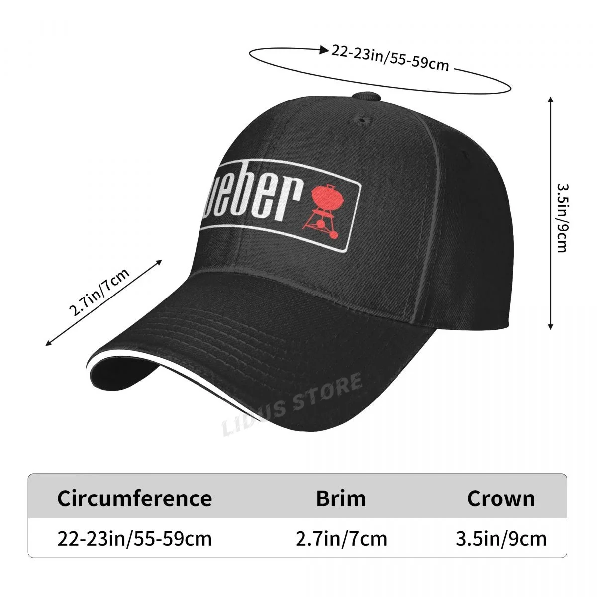 New Summer Caps Casual Adjustable BBQ Outdoor Weber Baseball Cap Men Weber Hats