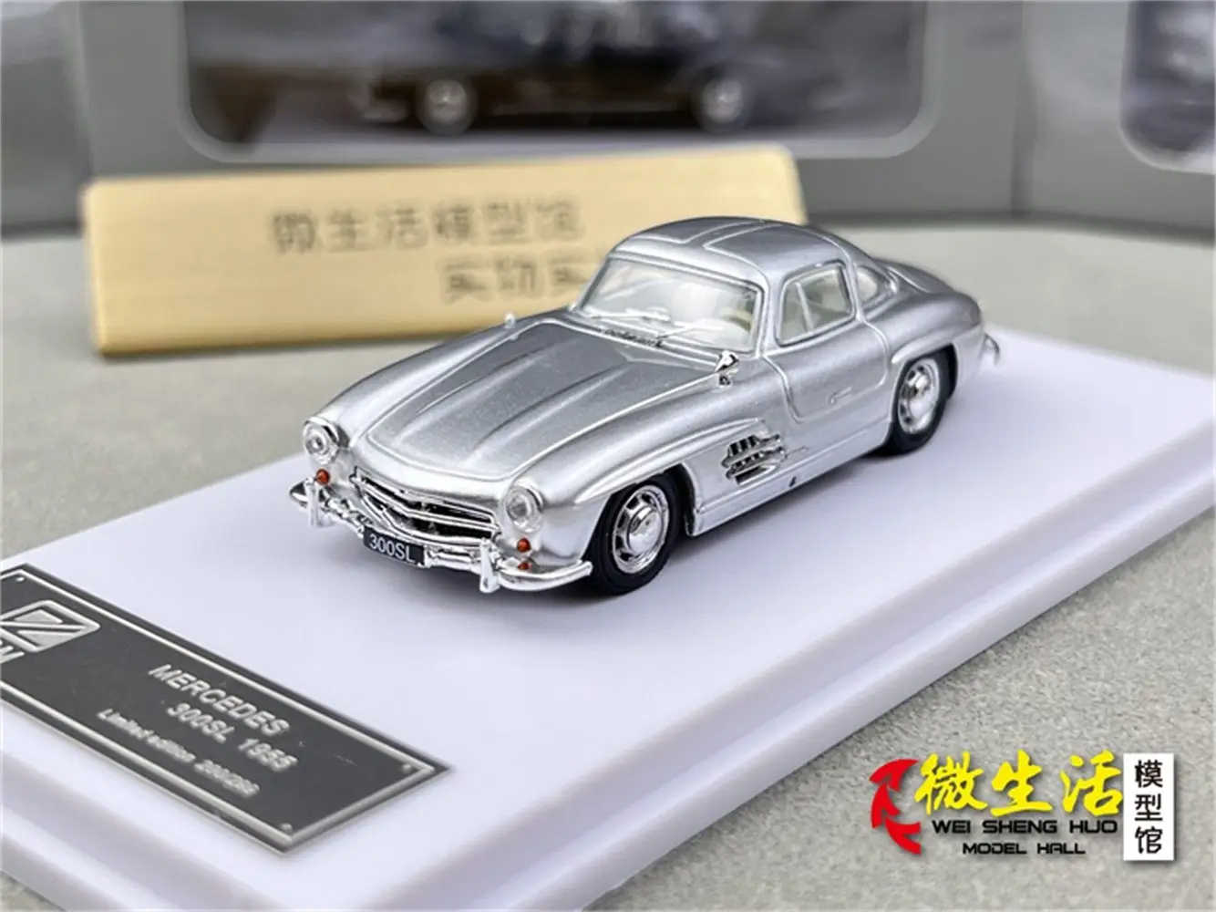 Newly Stocks DCM 1:64 300SL W198 Silver Color Diecast  Model Car In 2024 Collection Gift