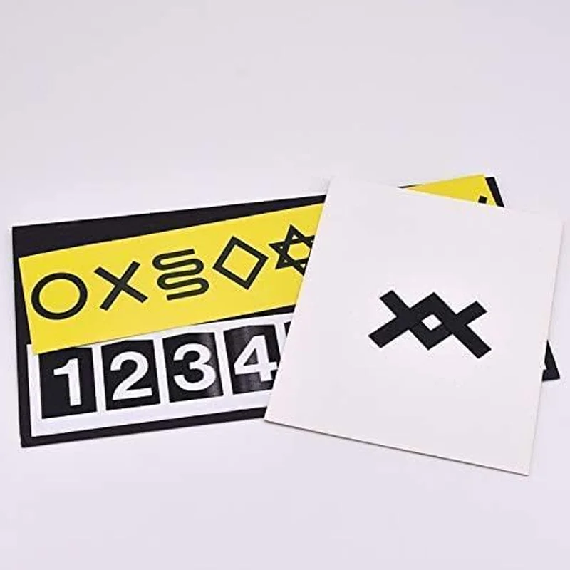 

Mental Symbol with ESP Card Magic Tricks for Magicians Prediction Board Magia Close up Illusions Accessories Mentalism Gimmick