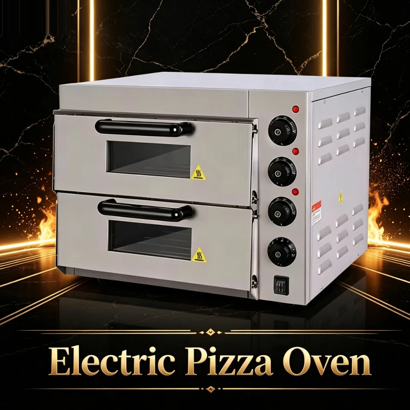 Stainless Steel Body Electric Pizza Oven Machine Commercial Multifunctional Toaster