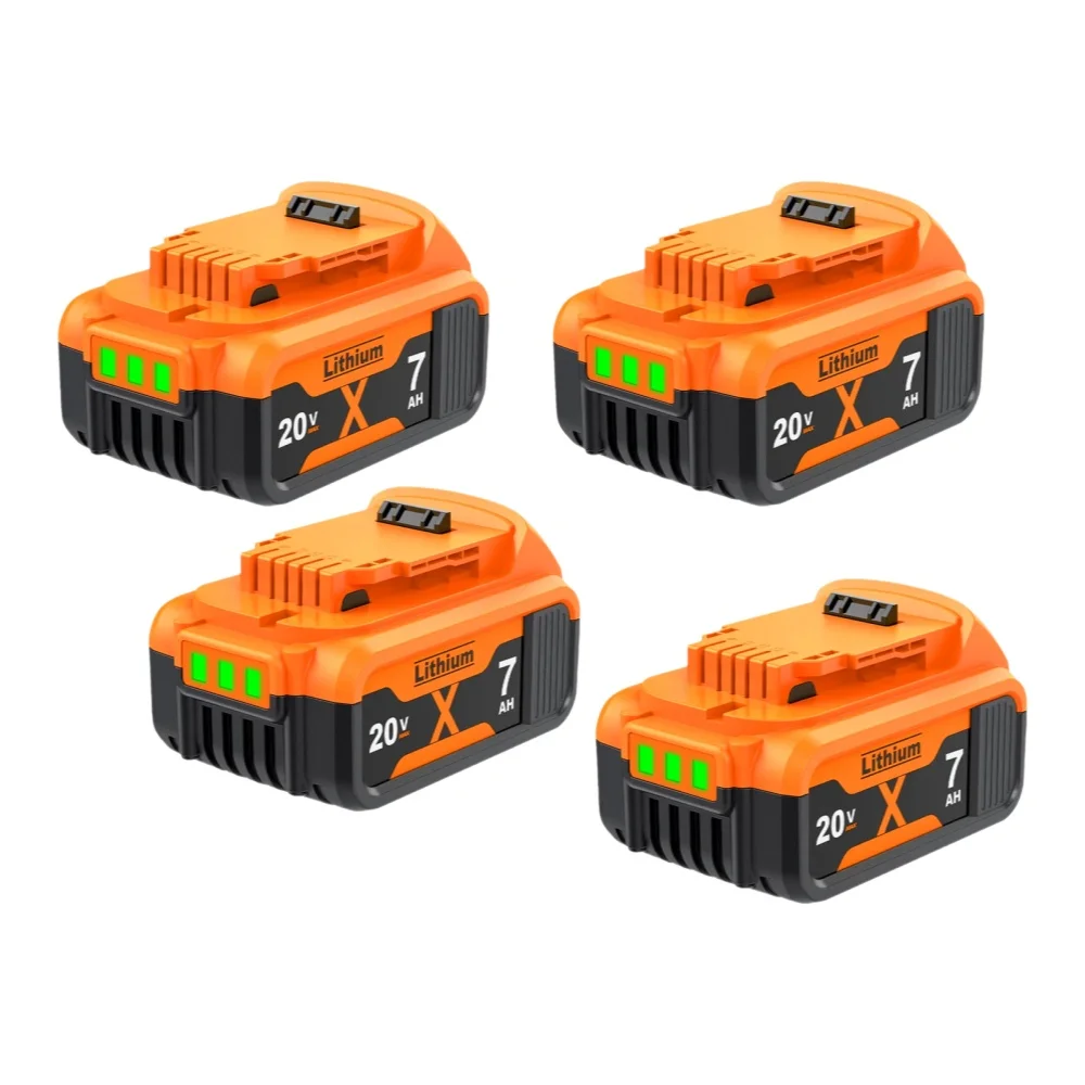 Bonacell DCB200 Zamiennik Baterii Do Dewalt DCB205 DCB606 DCB609 DCB182 DCB206 DCB209 7000mAh Wysokiej Pojemności 20V Bateria Do Elektronarzędzi — 2