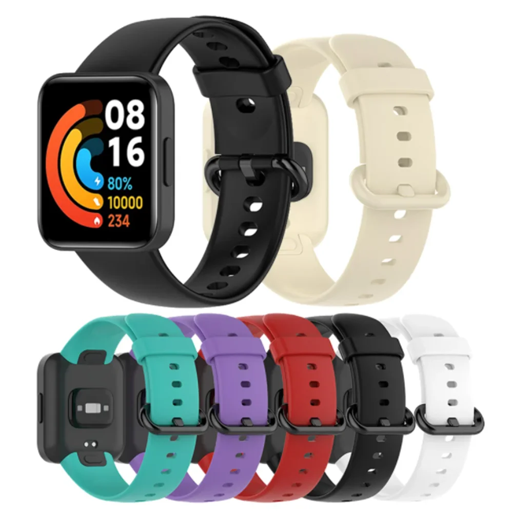 Smartwatch Silikon armband für Xiaomi Redmi Uhr 2 Uhren armbänder Ersatz armband für Redmi Uhr 2 Lite Silikon gehäuse Correa