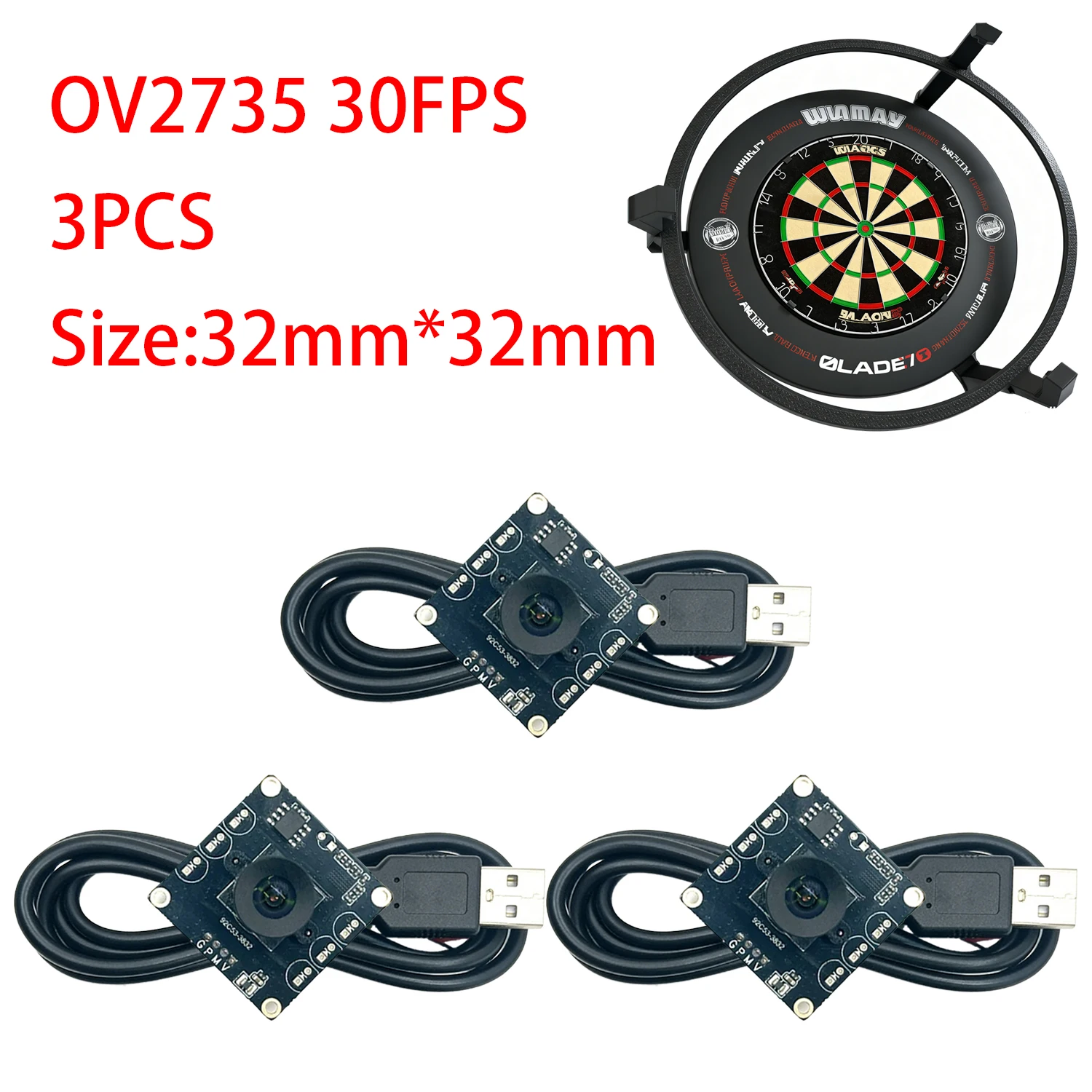 3Pcs OV2735 Usb Cam…
