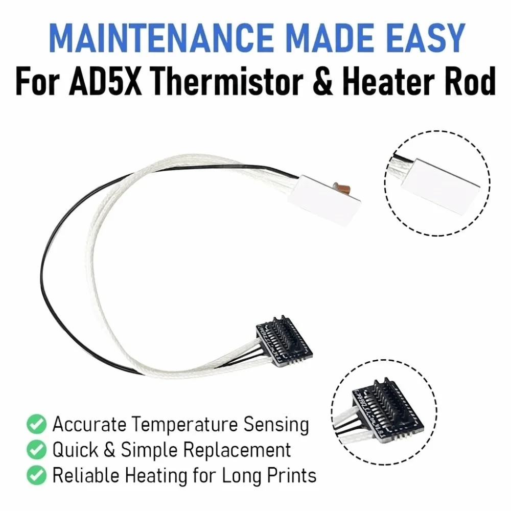 420°C High Temp Hotend Heating Assembly Consistent Heat Output Compact Lightweight Design 3D Printer Hotend Kit