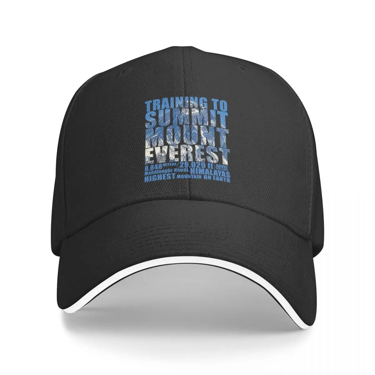 

Training To Summit Mount Everest A Baseball Caps Hat