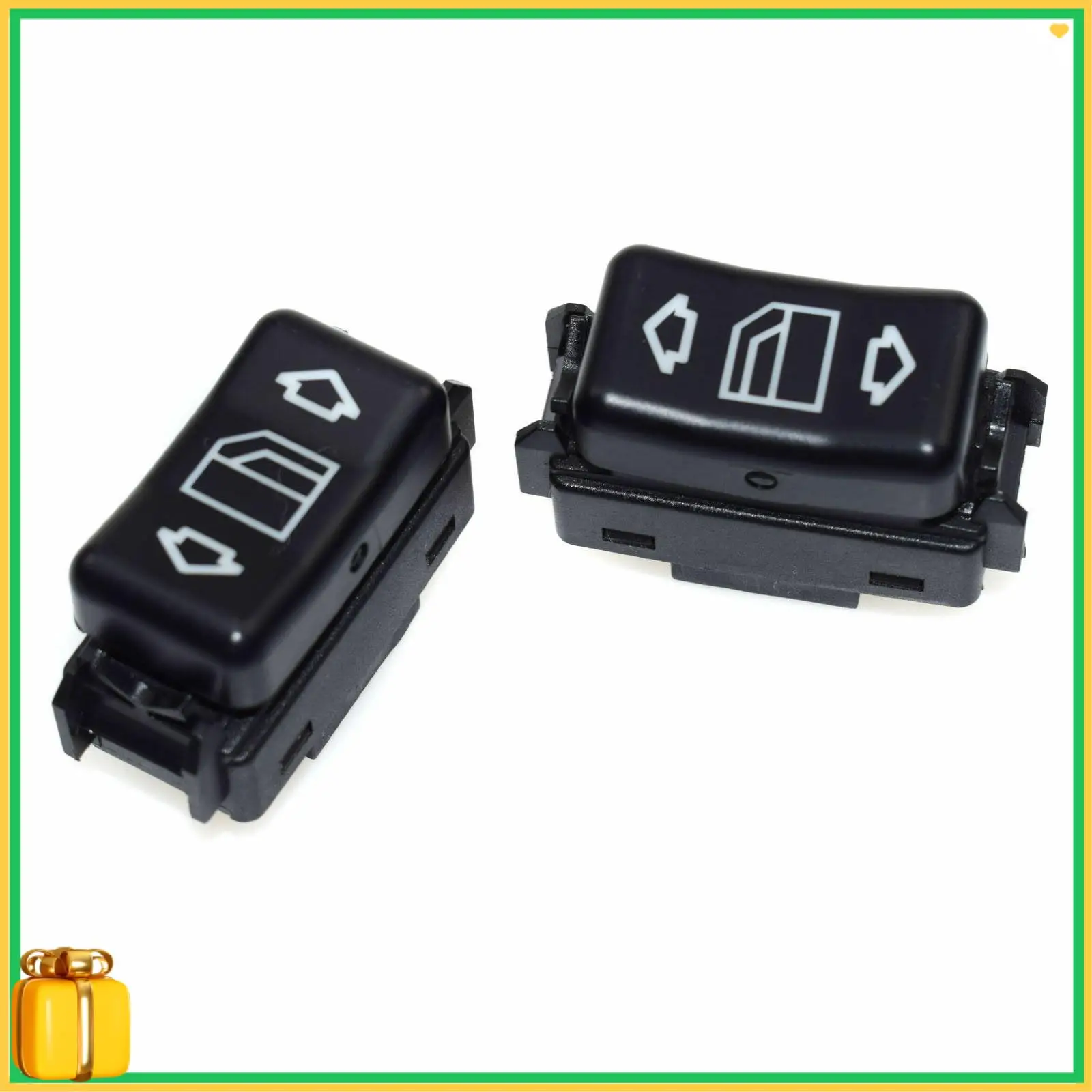 

Premium 1 Pair For Mercedes Window Switch Left Right Power 190 260 300 1248204610 1248204510