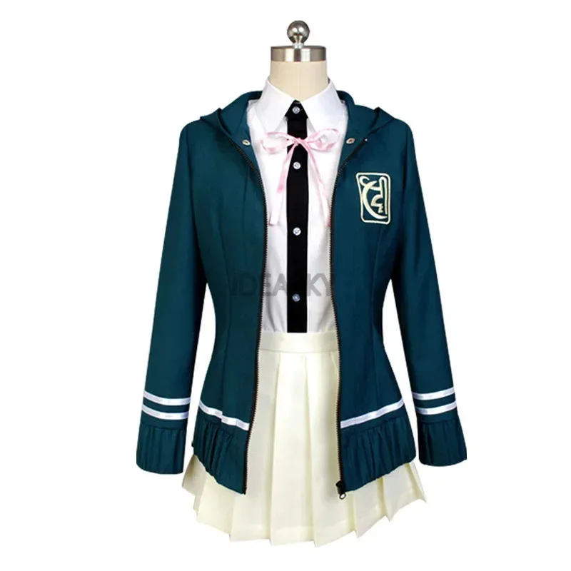 Anime Danganronpa Chiaki Nanami cosplay uniform jacket shirt wig bag full set for women cosplay costume