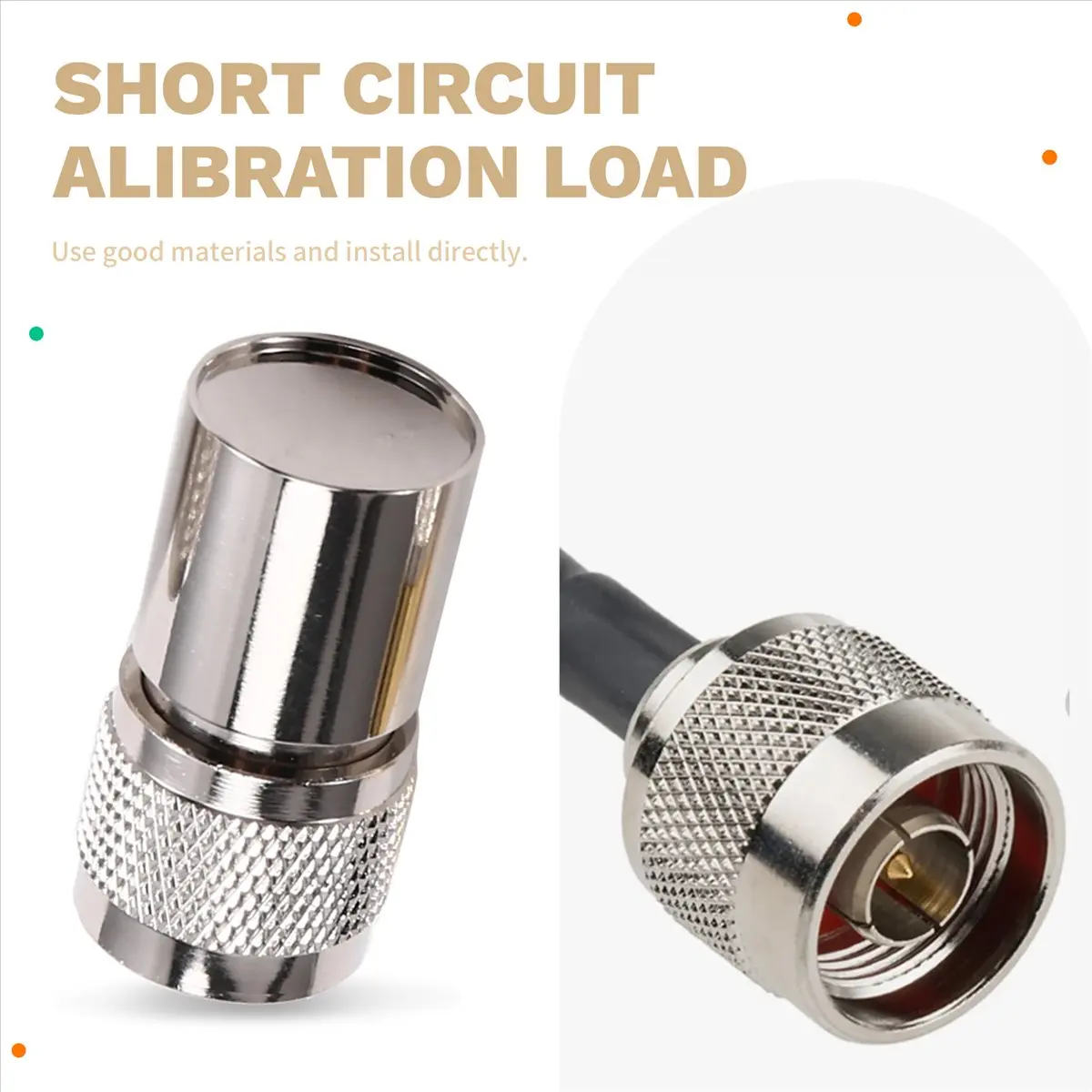 

Комплект для калибровки HowAA87 1Set N: тестовый разъем N-типа, нагрузка 5 Вт, имитатор короткого замыкания для калибровки приборов