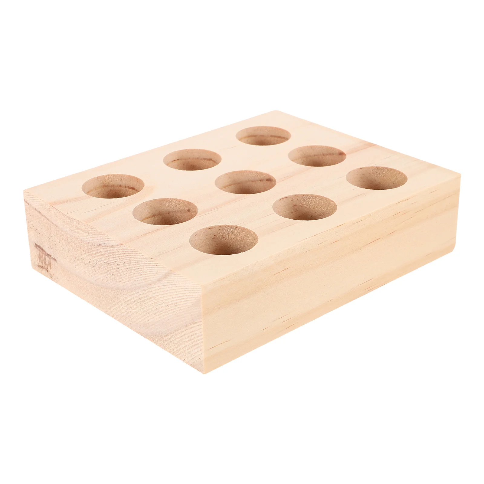 

Insect Pin Holder 9-Hole Wooden Organizer DIY Specimen Display Base for Science Education Tools