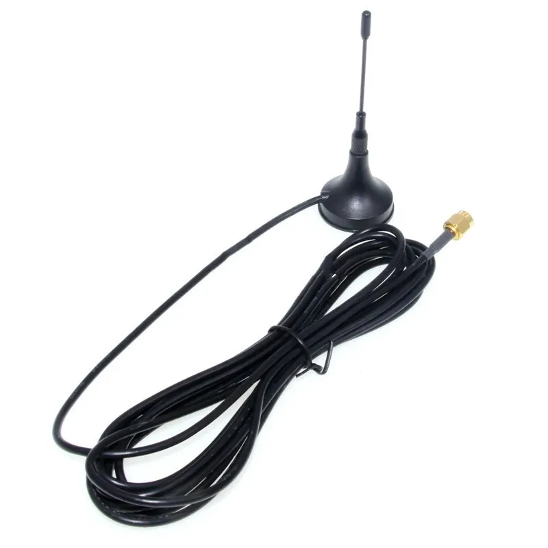 GSM Saugnapf Antenne Magnetische Basis 1,5 Meter 900/1800MHz GPRS SMA Männlichen