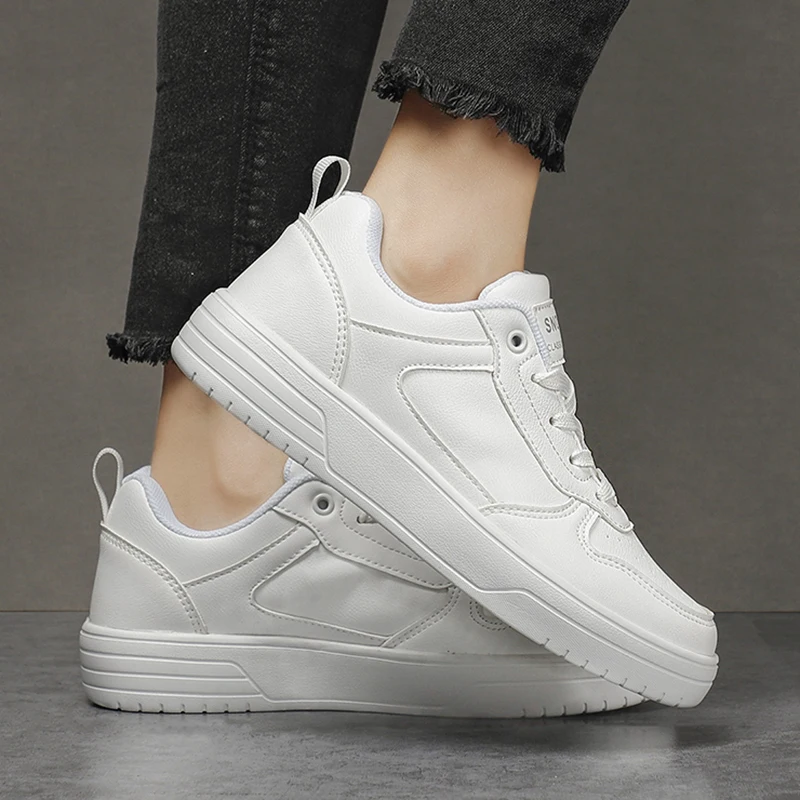 2024 New Loafers Women Zapatillas Mujer Comfortable White Shoes Ladies Luxury Black Flats Shoes for Men Sneakers