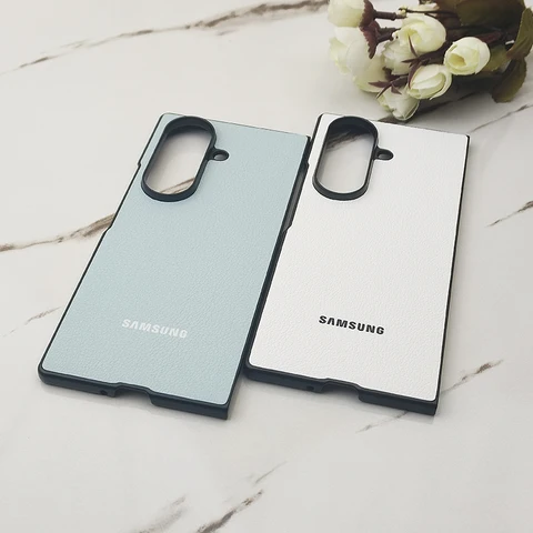 Чехол из натуральной кожи для Samsung Galaxy Z Fold 4, 5, 6, 7, 5G, полная защитная задняя крышка для телефона, противоударный бампер для Samsung Z Fold7